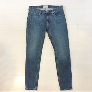 Everlane mid rise skinny jeans - mid blue